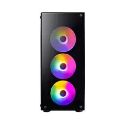 Корпус 1stPlayer V3-B-BK-4F1 Black без БЖ - мініатюра 2