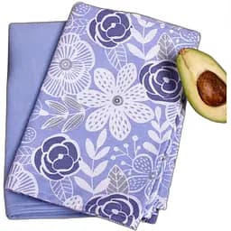 Набір рушників MirSon №632 Blue chrysanthemums 90х45 см 2 шт. (2200006740667)