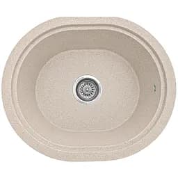 Мийка кухонна Valetti 60N гранітна 510х430 мм бежева