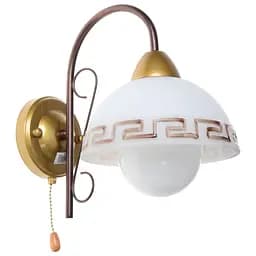 Бра Brille BKL-429W/1 E27 настінне накладне з вимикачем кантрі