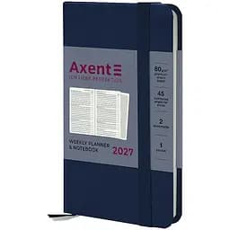 Щотижневик Axent 2027 Pocket Strong 90x150 мм синій (8508-27-02-A)