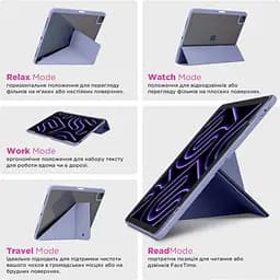Чохол-книжка ArmorStandart Y-Type PEN для Apple iPad 10th Gen 10.9` (2022)/iPad 11 (2025) Purple (ARM77503) [133725] - мініатюра 11