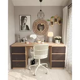 Стол компьютерный Moreli T-228 158x758x600 мм Дуб сонома/Венге магия (mo-t228-sonoma-venge)