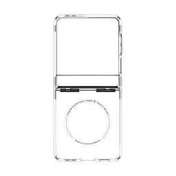 Чехол Spigen Ultra Hybrid Pro MagSafe для Samsung Galaxy Flip 7 Clear White (ACS09559) + защитное стекло - мініатюра 7