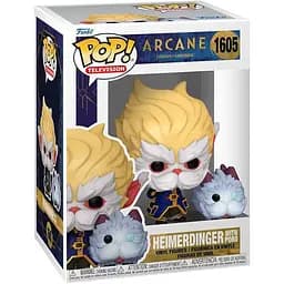 Фігурка Funko Pop Аркейн Хеймердінгер і Поро Arcane Heimerdinger with Poro 10 см FP A HP 1605 - мініатюра 3