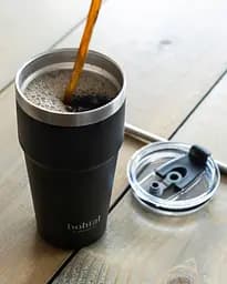 Пляшка-стакан для води Smart Shake Bohtal Insulated Travel Mug 600 мл чорний - мініатюра 5