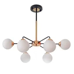 Люстра молекула Brille E14 40W BK (BL-908C/6)