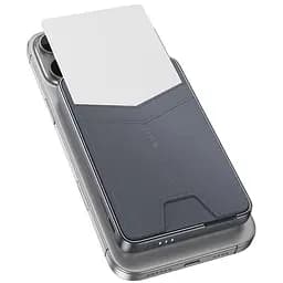 Портативний ЗП Power Bank Hoco Q46 Title PD20W з БЗП+card holder 5000 mAh Silver gray - мініатюра 3