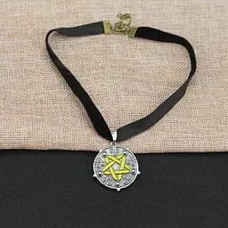 Намисто-чокер з медальйоном чаклунки Йенніфер Yennefer Відьмак 3 Дике полювання The Witcher TW 21.6 - мініатюра 4