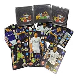 Детские футбольные карты черные 45 шт, 3 упаковки коллекционные Football Stars