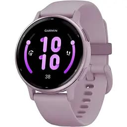 Смарт-годинник Garmin Vivoactive 5 Metallic Orchid Aluminum Bezel with Orchid Case and Silicone Band (010-02862-13) (111830)