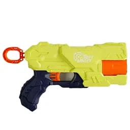 Пистолет с мишенью NL 06 U Динозавр, звук, электронное табло, 18 мягких патронов с присосками