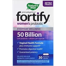 Пробіотики для жінок Nature's Way Primadophilus Fortify 30 капсул