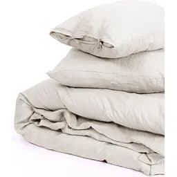 Підковдра MirSon Linen Jasmine льон 200х220 см бежево-сіра (2200008269210) - мініатюра 6