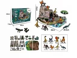 3D-пазлы Dinosaur Scene Puzzle с фигурками динозавров, 28 элементов, 99888-14 E