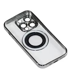 Магнітний чохол XON PhoneCase Magnetic для iPhone 14 Pro (PCMC1114300G 8048) Сірий/Прозорий - мініатюра 2