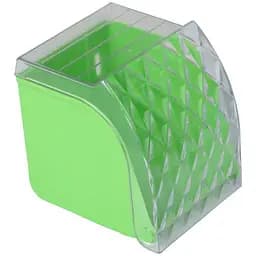 Тримач для туалетного паперу Volver Crystal GR, зелений (10201GR)