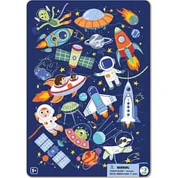Пазл-вкладиш DoDo Космос, з рамкою, 53 елементи (R300220)