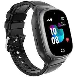 Детские умные смарт-часы Lemfo D05 с SIM картой 4G GPS трекером прослушкой и кнопкой SOS Черный