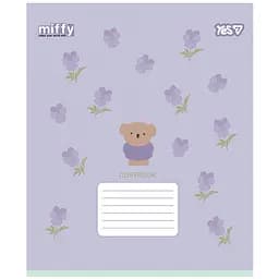 Набір зошитів Yes Miffy Flowers 12 аркушів у косу лінію 25 шт. (768710) - мініатюра 6