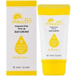 Тонизирующий солнцезащитный крем May Island Hyalu B5 Ampoule Drop Tone Up Sun Cream 70 мл