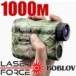 Лазерний далекомір професійний до 1000 метрів Boblov NK-1000 з вимірюванням кута (100904) - мініатюра 2