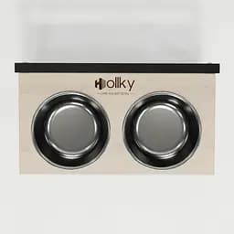 Hollky Flex M — миски на регульованій підставці для середніх собак (2 × 0.85 л) - мініатюра 9