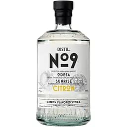 Водка Distil №9 Citron 38% 0.5 л
