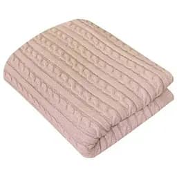 Плед Прованс Soft Коси 130х90 см пудра (11686)