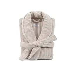 Халат unisex Lotus Home - Bold New Microcotton beige махровый S