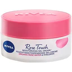 Гель-крем NIVEA Rose Touch Зволожувальний з трояндовою водою та гіалуроновою кислотою 50 мл - мініатюра 2