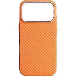 Чехол ArmorStandart LikeCarbon2 SE MagCase для Apple iPhone 17 Pro Kevlar Orange Rose Gold (ARM89168) [156302]