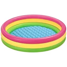 Басейн надувний дитячий Intex 58924 NP Веселка 86x25 см об'єм 51 л від 1 до 3 років