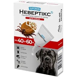 Протикліщові краплі Superium Невертікс на холку для собак 40-60 кг