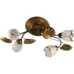 Люстра стельова Brille флористика E14 60W BR (LK-192S/4)