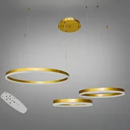 Люстра кільця LED 1029-600+400+300BR