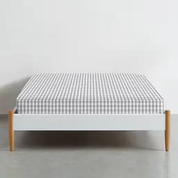 Простирадло Cosas на резинці 90х200 gray check, сірий (GrayCheck_90x200x20) - мініатюра 3