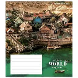 Зошит загальний Школярик World Explorer у лінію 48 аркушів 10 шт. (048-3226L)