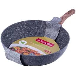 Сковорода-сотейник с антипригарным покрытием Kamille 32 см Серая 000274988