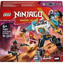 Уцінка. Конструктор LEGO Ninjago Бойовий костюм-робот Зейна 92 деталі (71827) 