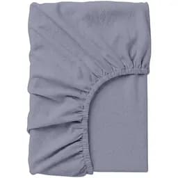 Простирадло на резинці Cosas з вареної бавовни STORMY 90х200х20 см (56WashedCottonSteel_90x200x20)