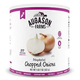 Цибуля нарізана сублімована з великим терміном придатності 25 років Augason Farms, 217 порцій (101097)