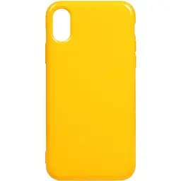 Чохол-накладка Toto Mirror TPU 2 mm Case Apple iPhone X/XS Yellow