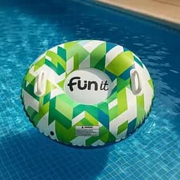 Надувний тюбінг Fun It Leaf 81 см зелений - мініатюра 5