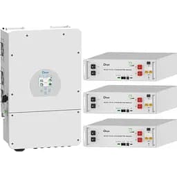 Система зберігання енергії Deye SUN-12K-SG02LP1-EU-AM3 12kW + 3 АКБ SE-G5.1 Pro-B 15.36 kWh (51.2V/100Ah/5120Wh) [159443]