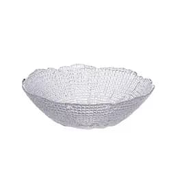 Салатница маленькая прозрачная стеклянная 350 мл, круглая салатница для салатов фруктов и десертов Yiwu 64486-50