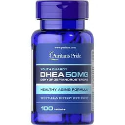 Дегідроепіандростерон Puritan's Pride DHEA 50 mg 100 таблеток