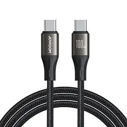 Кабель Joyroom S-A25 Light-Speed Series 100W Fast Charging Data Cable (Type-C to Type-C) 1,2 м черный