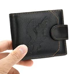 Чоловічий шкіряний гаманець Vintage 9,5х11х2 см acs0018157 - мініатюра 3