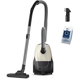 Пилосос Philips мішковий Series 1000, 750 Вт біло-сірий (XD1101/10)